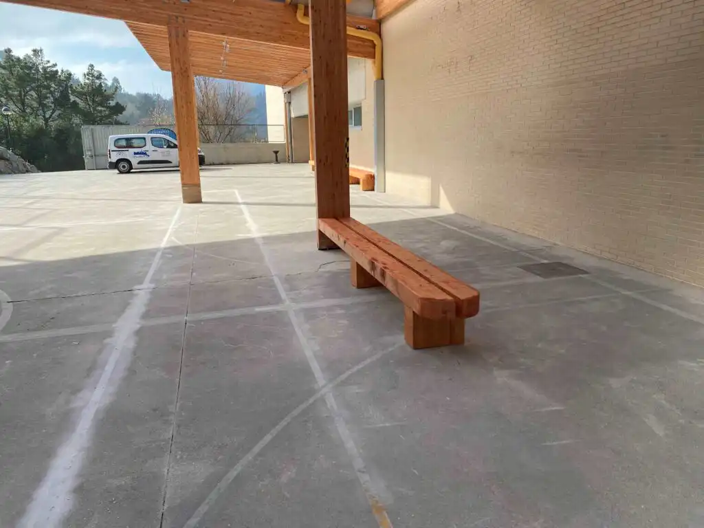 cubricion de patio de centro educativo 10